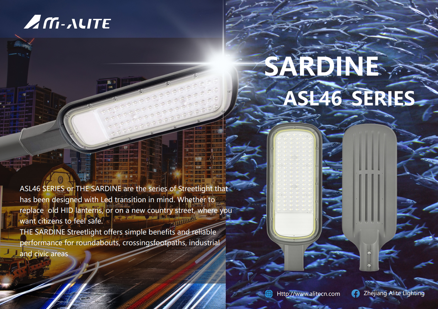 China Infralumin ASL46 Streetlight Fixtures manufacture