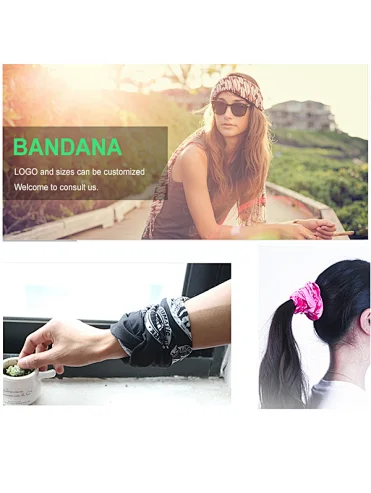 Polyester microfiber seamless Magic Bandanas