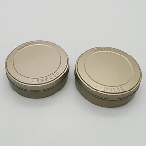 custom round soap tin box handmade conditioner bar gift packaging metal tins custom box