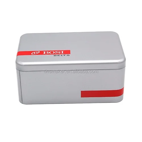 Wholesale Custom Printed Colorful Rectangular Gift Metal Tin Box custom box