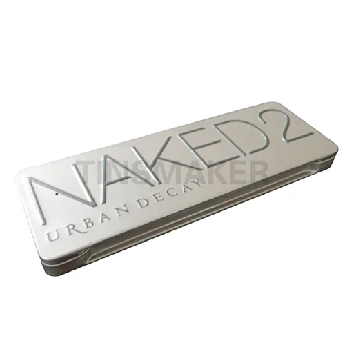 Manufacturer promotional silver mini hinged tin box online  Customized Halloween Recyclable Metal Food Tin custom box