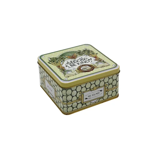 Square Shaped Metal Danish Butter Cookies Tin Box For Sale Cookie Tin Canister Chocolate Boxes custom box