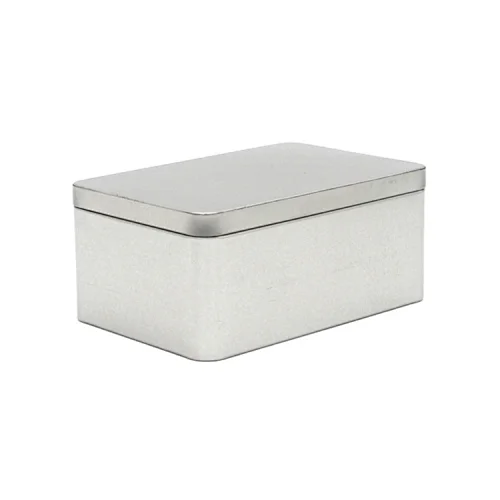 Small Tins Box Metal Recipe Gift Tins Colored Metal Wholesale Custom Metal Cheap Price Silver Tinplate Gift & Craft Tinsmaker