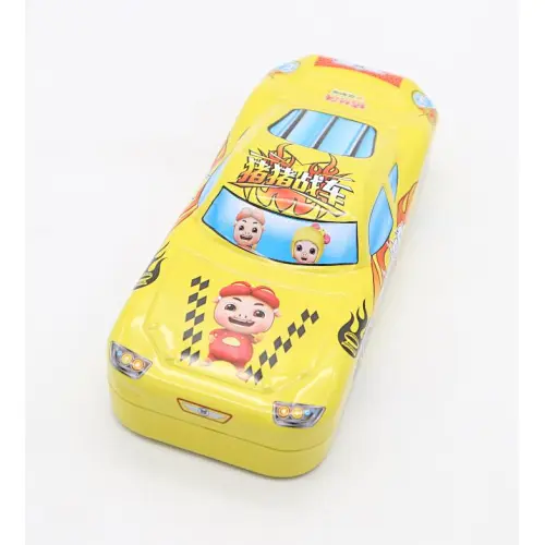 Food Grade Kids Car Shape Storage Custom Print Shipping Cookie Candy Chocolate Biscuit Packaging Metal Tin Custom Box