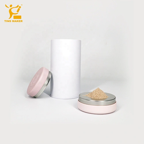 2022 Wholesale Custom Printed Luxury Tea Tins Packaging Airtight Coffee Containers Empty Metal Round Shape Tin Can For Tea