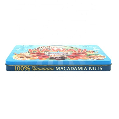 cheap colored custom medium chocolate tin box food  storage  Coffee Tea Can no printing packaging