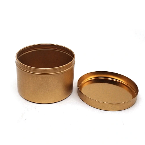 Recyclable Massage Ceramic Customised Personalized Black Glass Candle  Boxes And Jars With Aluminium Wood Lid  12Oz Jar Wedding