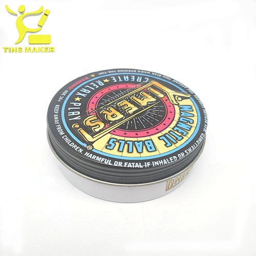 2022 OEM Factory Round Shaped Gift Metal Tin Box