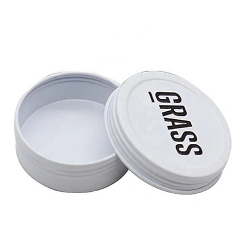 Customized round metal packaging aluminum white tinplate recyclable candle can