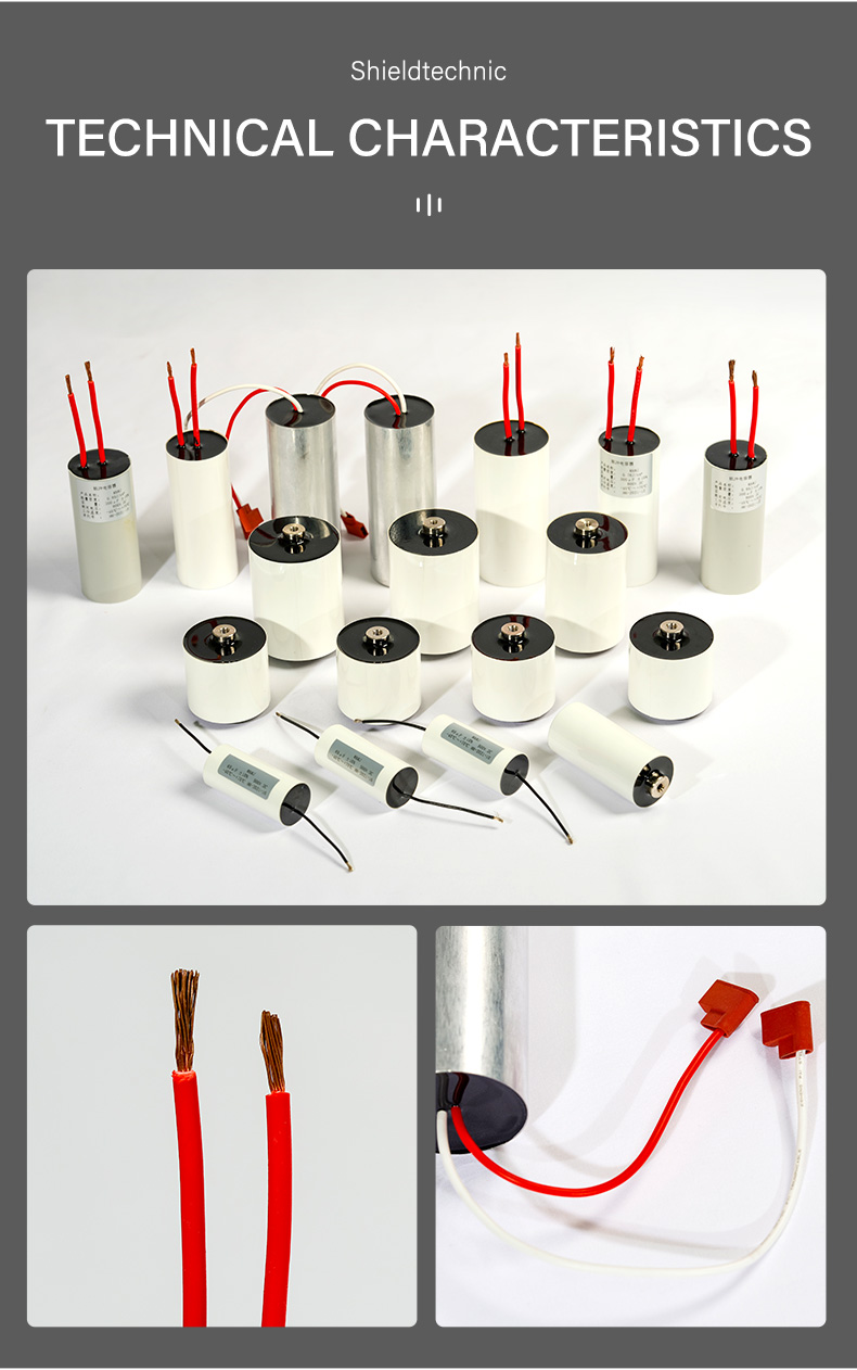 Pulse discharge ignition capacitor