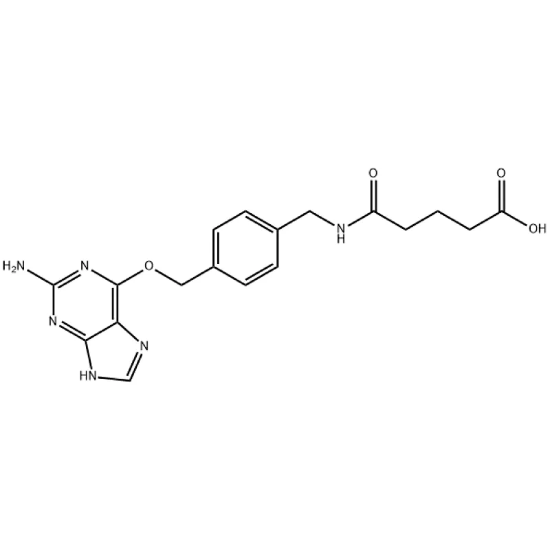 Pentanoic acid, 5-[[[4-[[(2-amino-9H-purin-6-yl)oxy]methyl]phenyl]methyl]amino]-5-oxo-