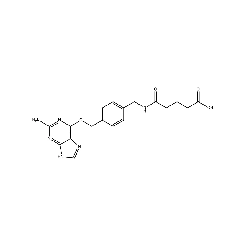 Pentanoic acid, 5-[[[4-[[(2-amino-9H-purin-6-yl)oxy]methyl]phenyl]methyl]amino]-5-oxo-