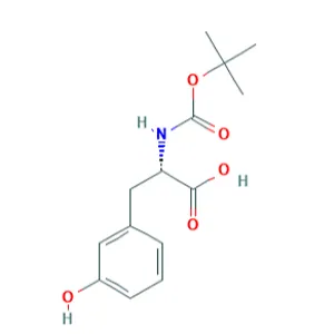 Boc-L-M-酪氨酸 (S)-2-Tert-butoxycarbonylamino-3-(3-hydroxy-phenyl)-propionic acid