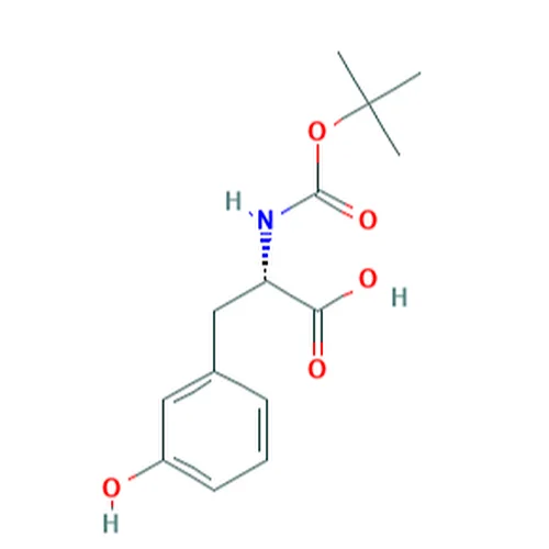 Boc-L-M-酪氨酸 (S)-2-Tert-butoxycarbonylamino-3-(3-hydroxy-phenyl)-propionic acid