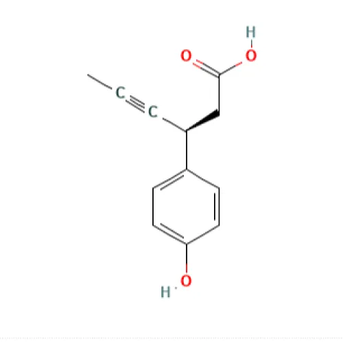 (3S)-3-(4-羟基苯基)-4-己烯酸 (3S)-3-(4-Hydroxyphenyl)-4-hexynoic acid