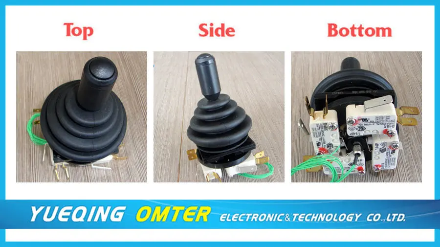 ultra-compact switch joysticks LED light CV6-YQ-05R2G-BM