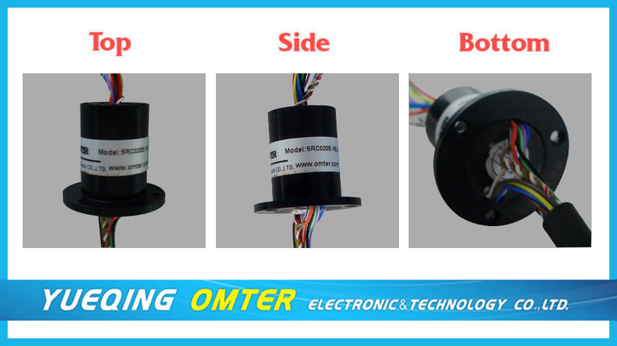 SRC020E-15L1 gimbal slip ring