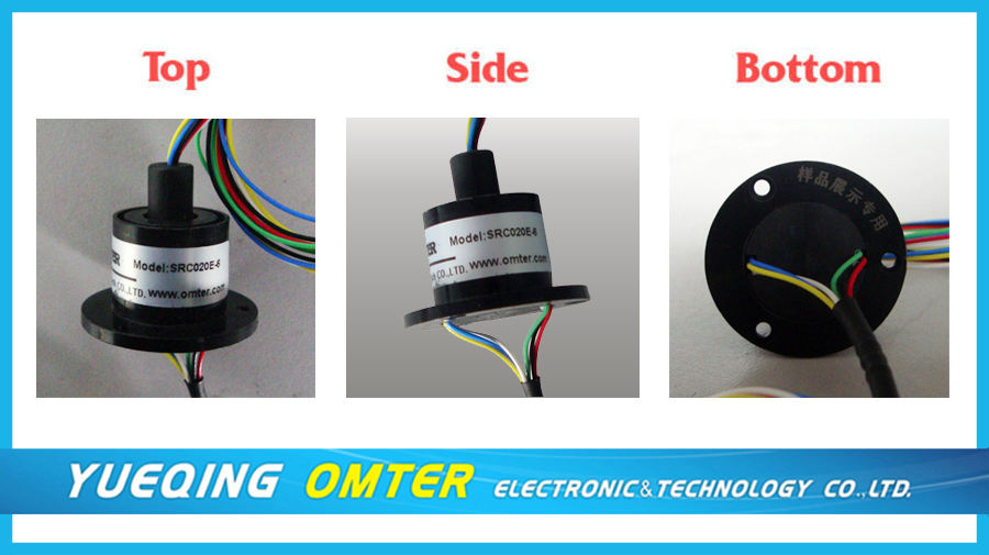 SRC020E-6 fiber optic slip ring