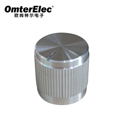 full metal anodized  silver knob