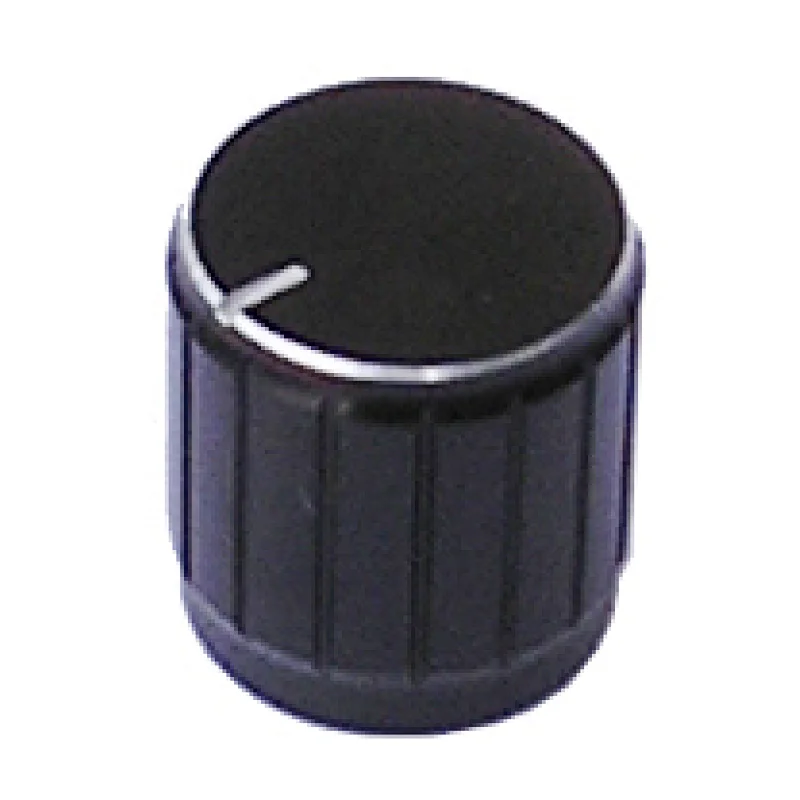 Aluminium clad plastic knobs