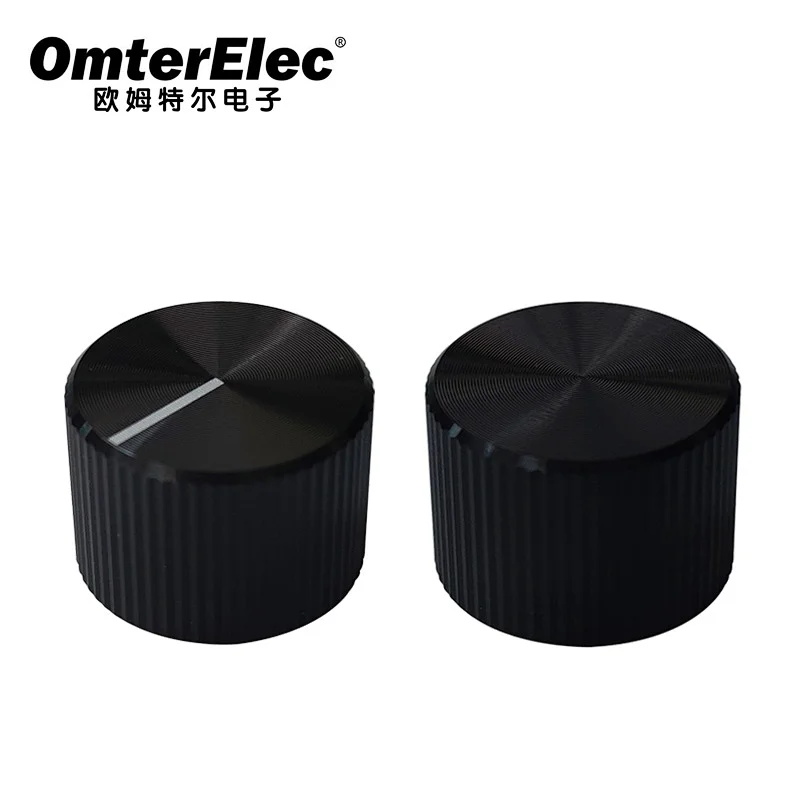Solid aluminum knurled knob