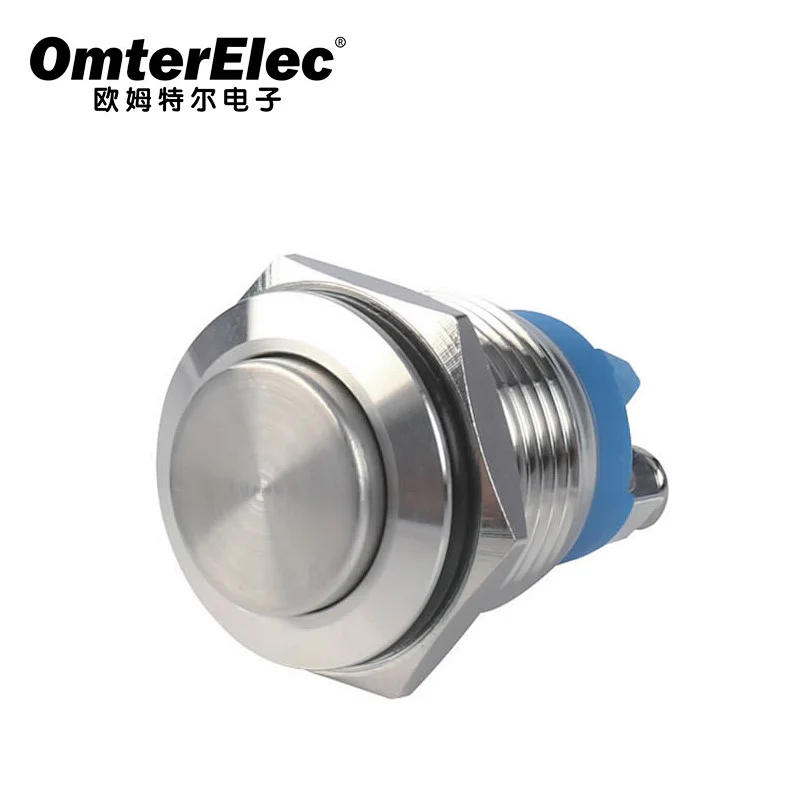 16A high head screw pin metal push button