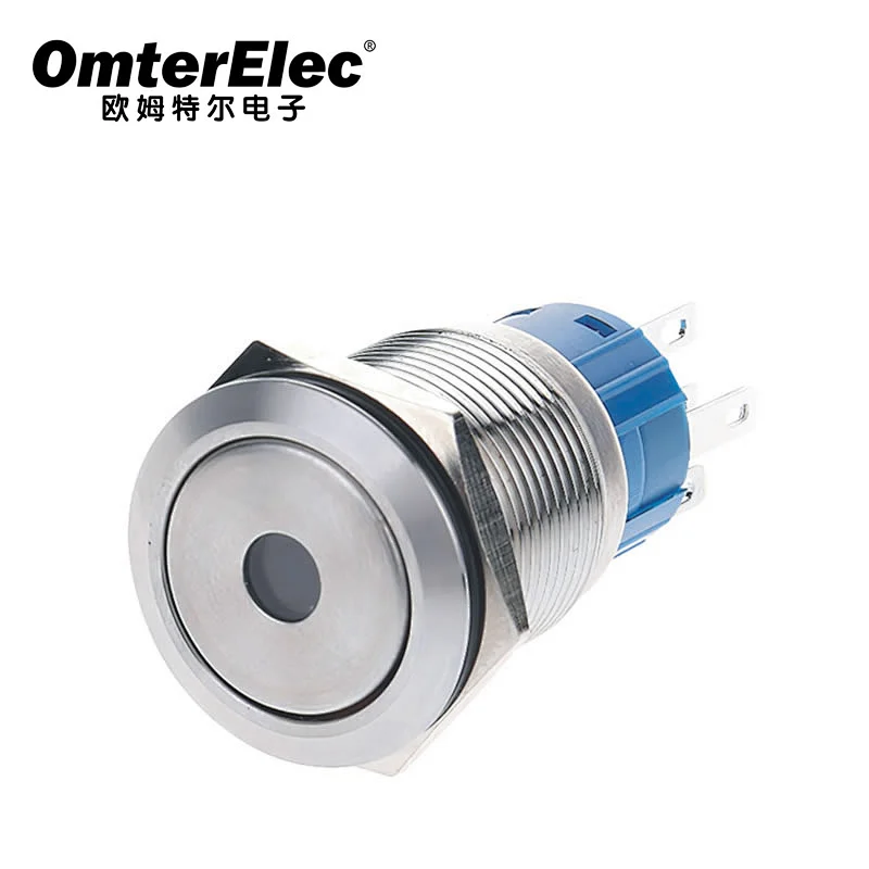 19C spot light NO NC 19mm key switch on off Metal