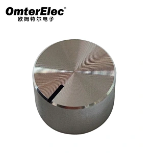 Silver Aluminum knob smooth surface 18mm