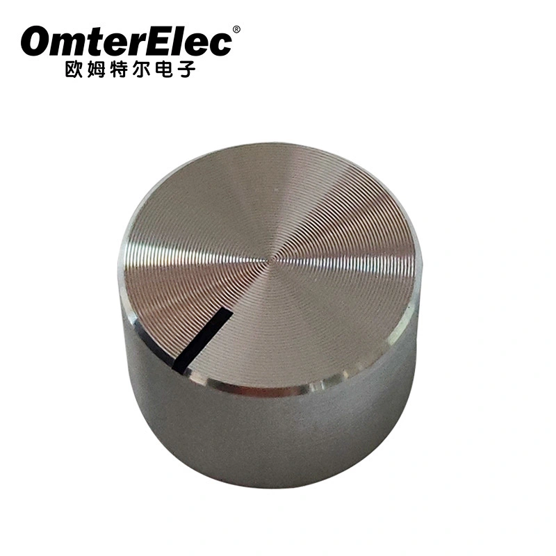 Silver Aluminum knob smooth surface 18mm