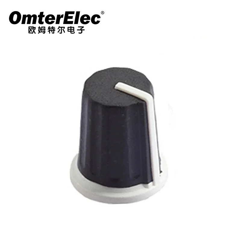 rubber knob for 18T knurled shaft