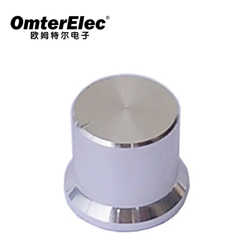 Knurled aluminium shell on plastic inne