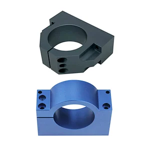 aluminum parts manufacturing spindle mount 100mm 65mm cnc router spindle mount