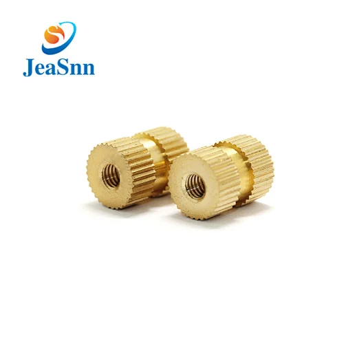brass knurled nut