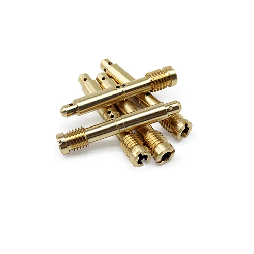 Tiny copper brass lathe machining cnc parts
