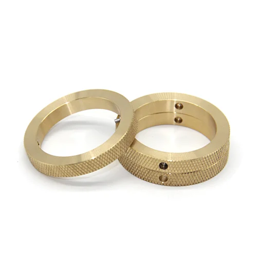 brass knurled nut