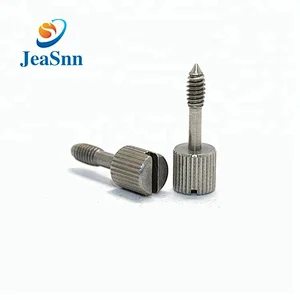 China High precision anodized 5/8-20 thumb screw m3 m4 m5 m6 knurled head aluminum thumb screw