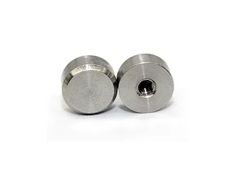 Lathe 304 stainless steel threaded round nuts