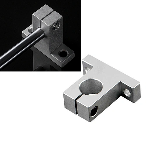 linear rail shaft support