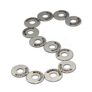 Round stainless steel flat washers custom metal washer with logo