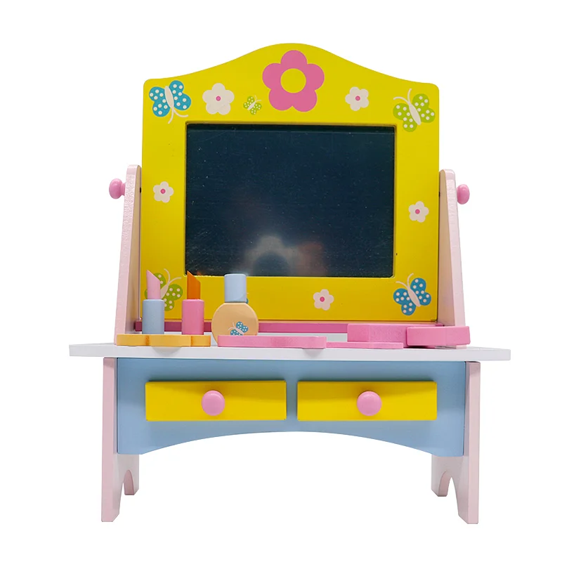 Wooden pink dressing table toy , Mookids