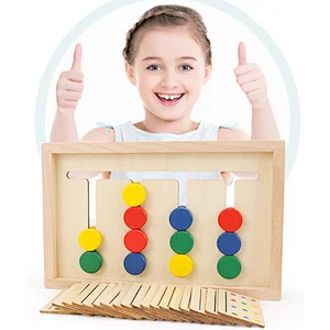 Baby Wooden Abacus Preschool Counting Calculator Teaching Toy Wooden Montessori Educational Toys