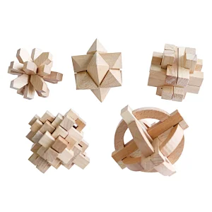 2020 Hot Selling Early Childhood Education DIY 3D educational Toys Wooden Luban Lock  Intelligence 3D Brain Teaser Wooden Puzzle