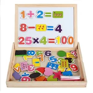 Amazon hot sell Magnetic Puzzle Toys Children 3D Puzzle Figure/Animals/ Vehicle /Circus Drawing Board 5 Styles Learning Wood Toy