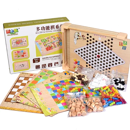 Multifunctional 20 In 1 educational toy  Chess Square Board For Party Toy Game