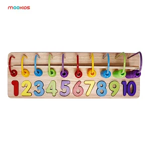 Amazon Hot Selling  Colorful   Digital  Wooden Ten - Speed Calculating Frame Exercise  Abacus for  Kids