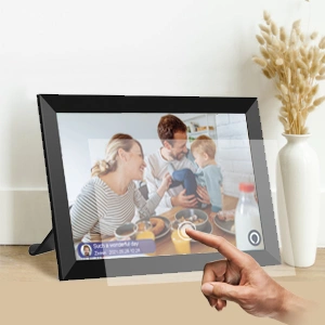 10.1 inch WiFi Digital Photo Frame Digital Picture Frame Work with Alexa Voice Control