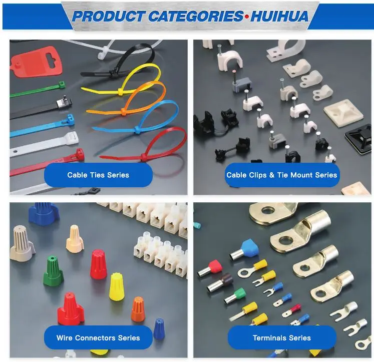 quality cable ties, clips, terminals, wire connectors higher fire protection cable ties