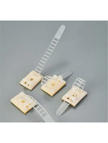 HS-ATC17 Self-Adhesive Adjustable Cable Clamp, PA66