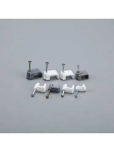 4mm, Flat Cable Clips