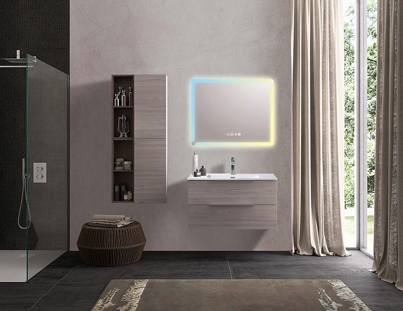 Mosmile Wall Rectangle Demister LED Light Frameless Bathroom Mirror